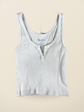 John Galt Blue Tank Top S
